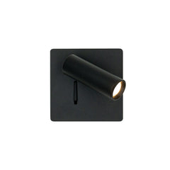 Applique Murale ZAMBELIS Lecture 3W Interrupteur DESIGN Noir Sable 25281
