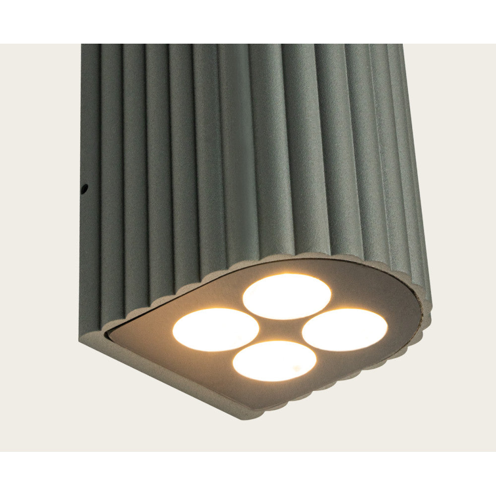 Applique Exterieure ZAMBELIS 4x1W IP54 DESIGN Graphite E421