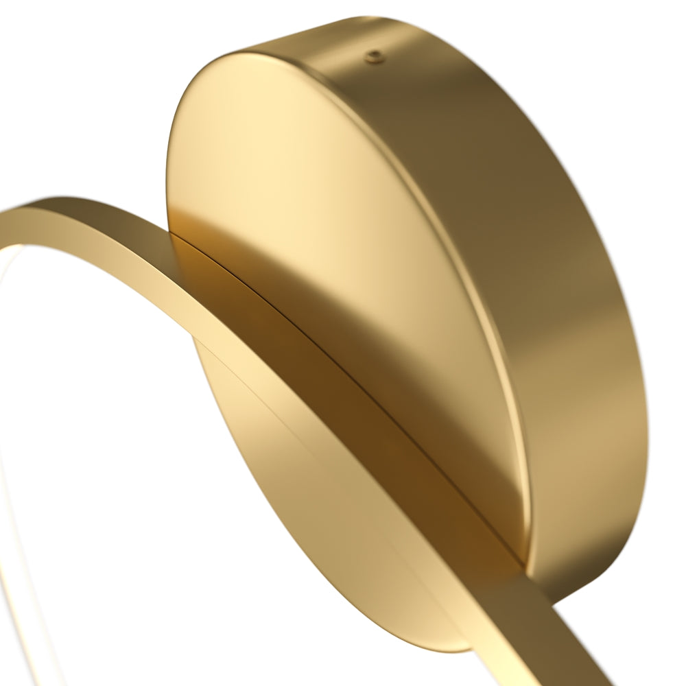 Halo Wandleuchte gold
