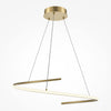 Curve Pendelleuchte goldfarben