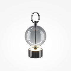 Double Moon Nachttischlampe schwarz