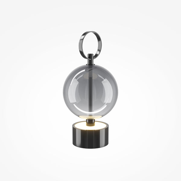 Double Moon Nachttischlampe schwarz