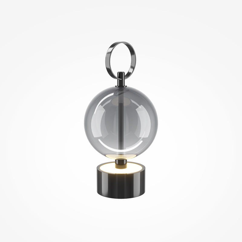 Double Moon Nachttischlampe schwarz