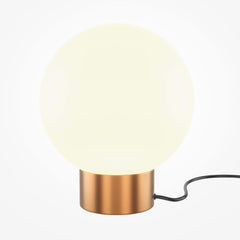 Basic form Nachttischlampe goldfarben
