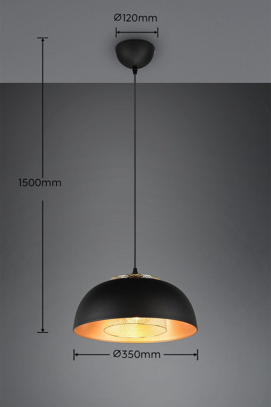 Suspension Punch noire mat (R30811932)
