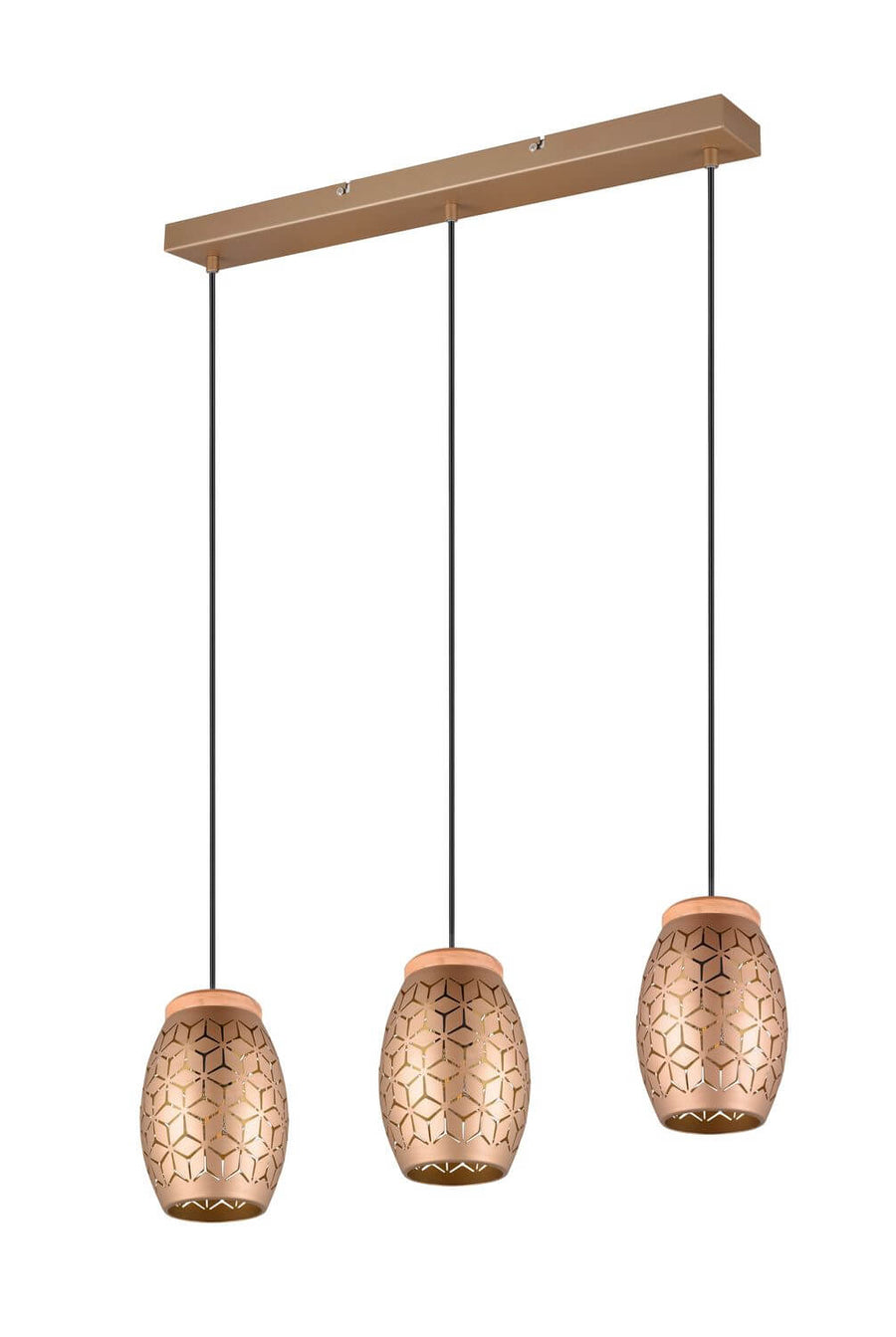 Suspension Bidar 3 lumières
