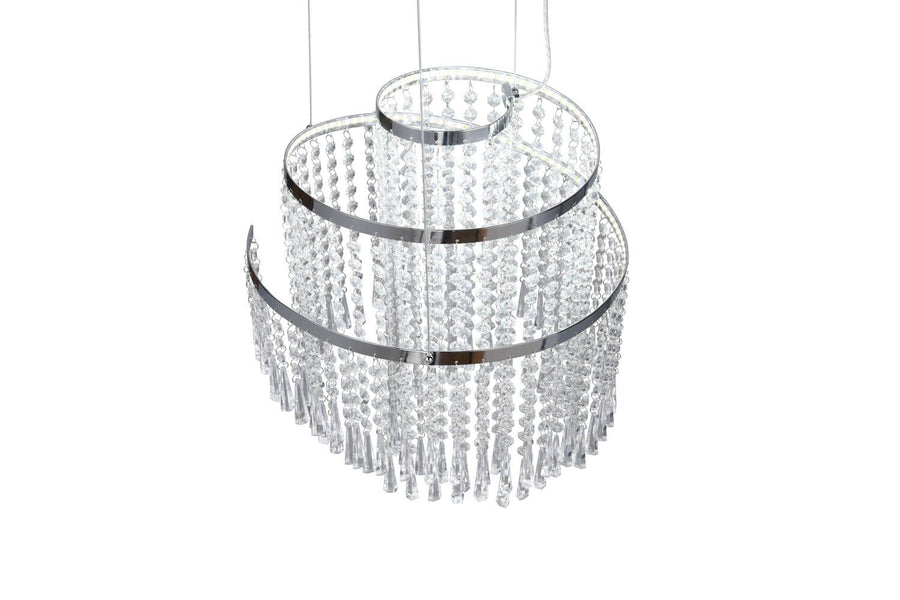 Suspension Pomp chromée