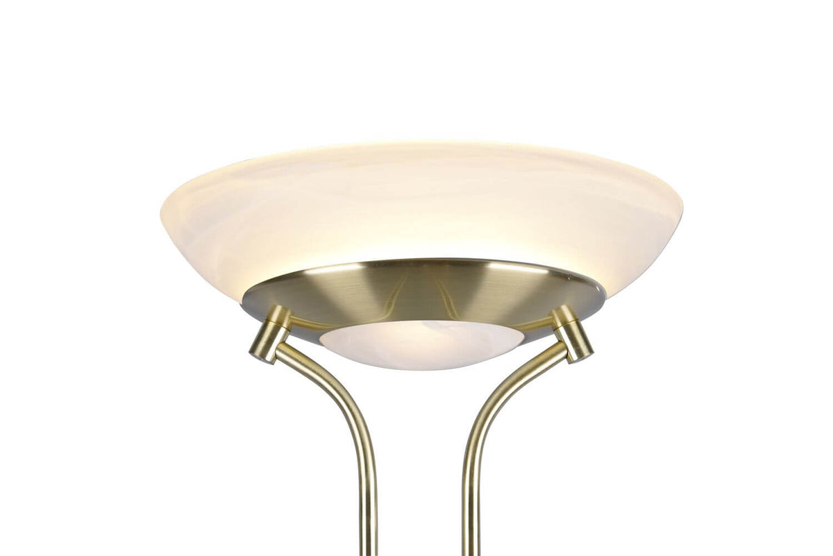 Lampadaire Orson laiton brossé