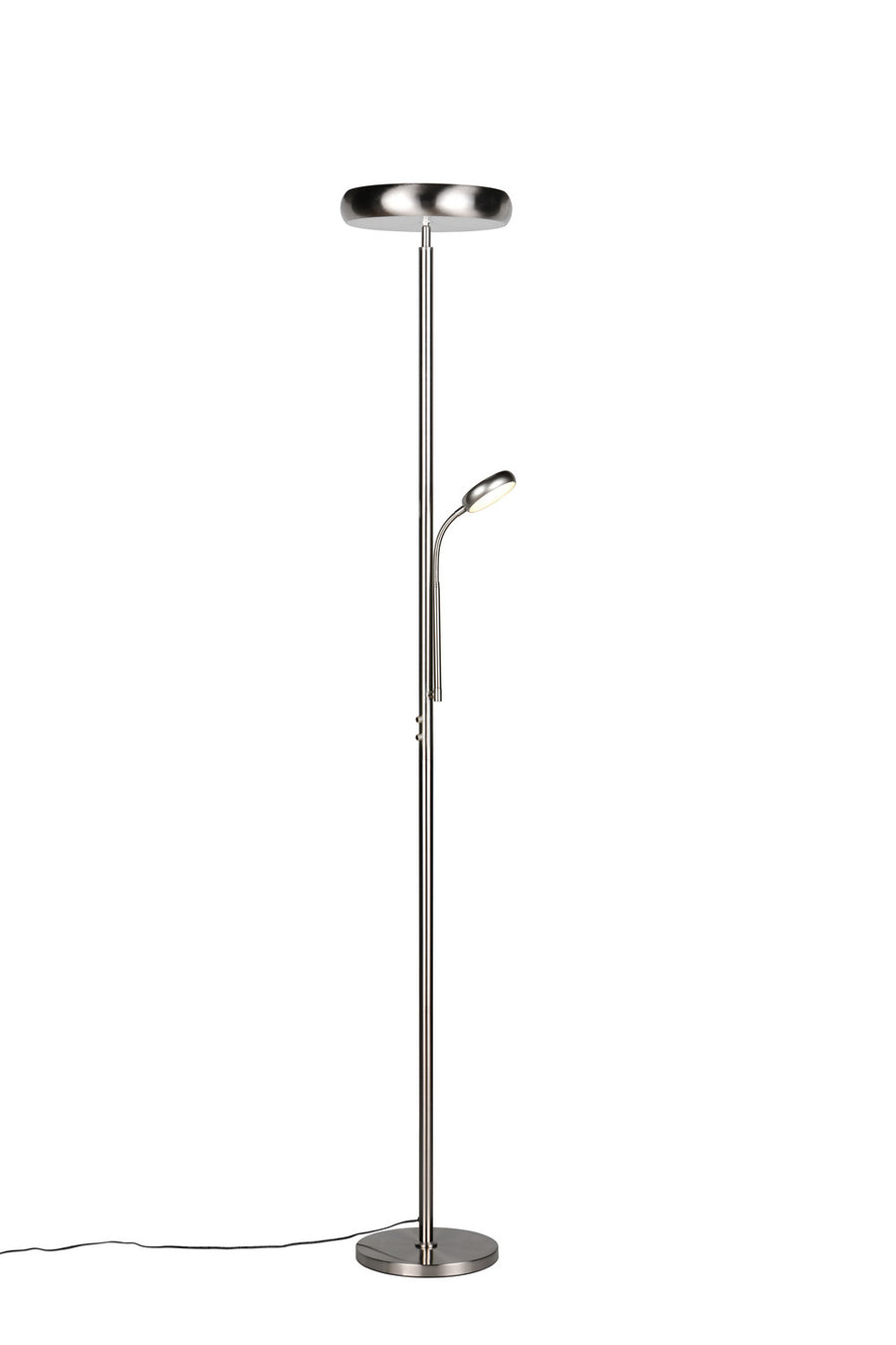 Lampadaire Palermo nickel satiné