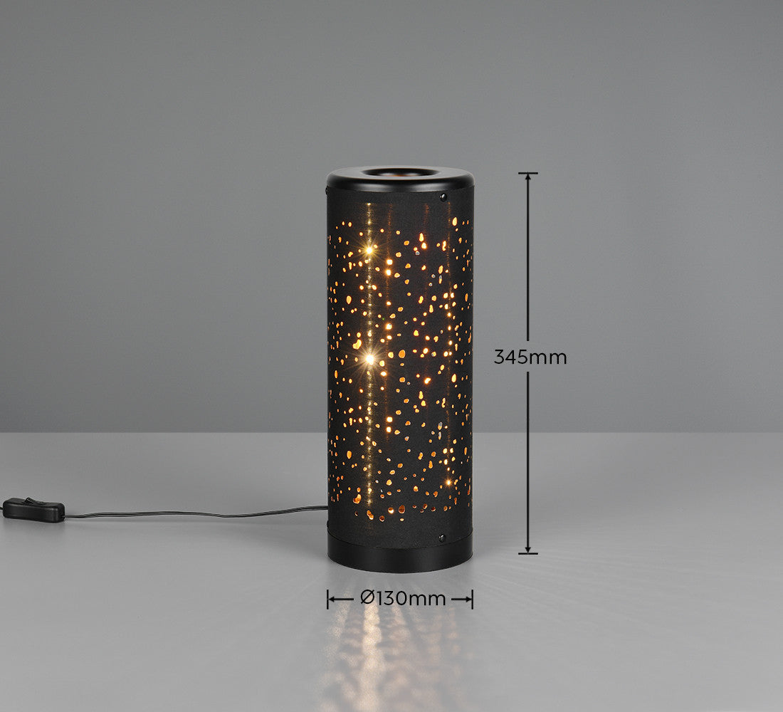Lampe à poser Taco noire