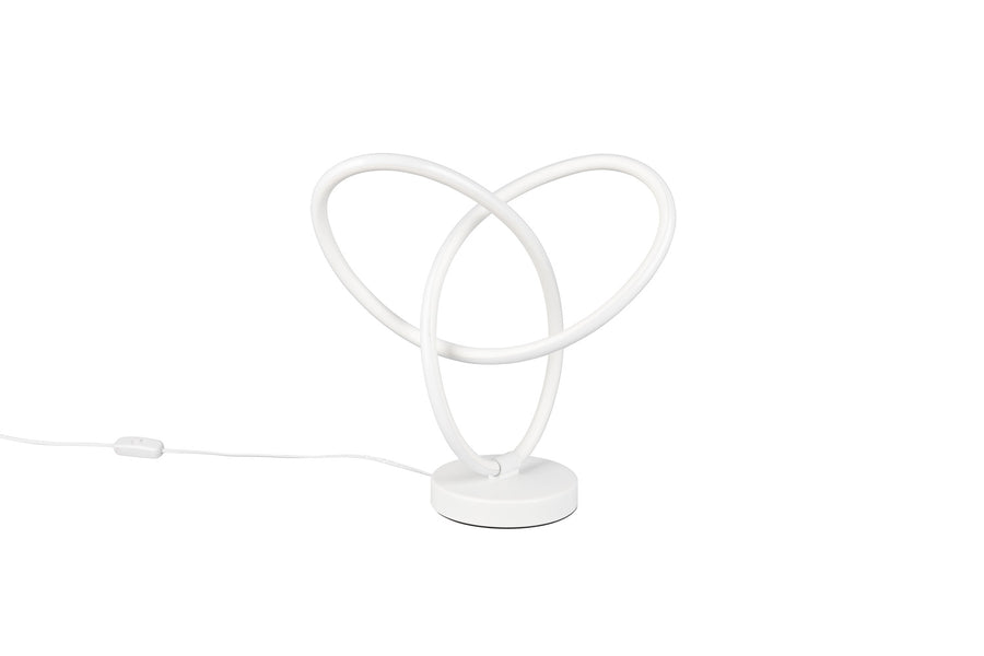 Lampe à poser Lando blanche mat