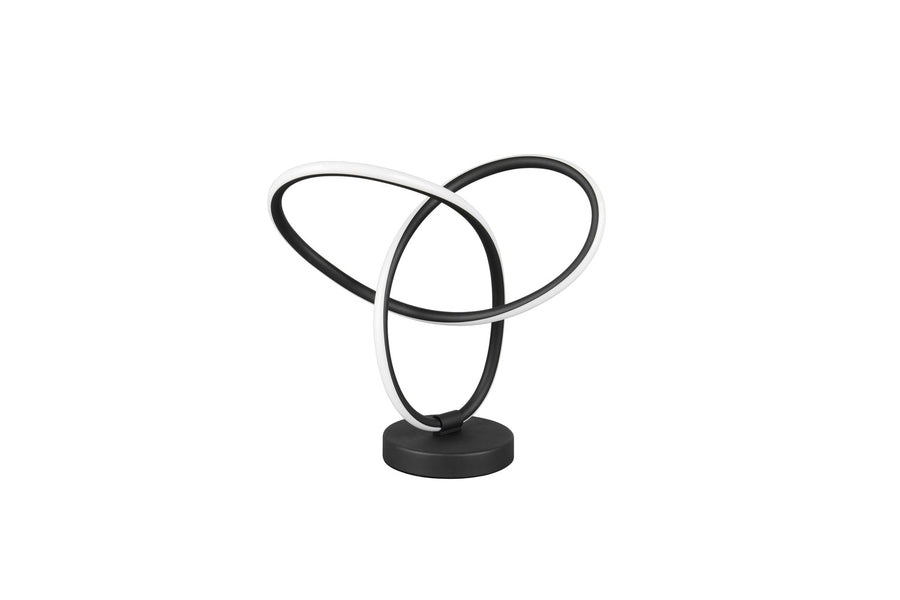 Lampe à poser Lando noire mat