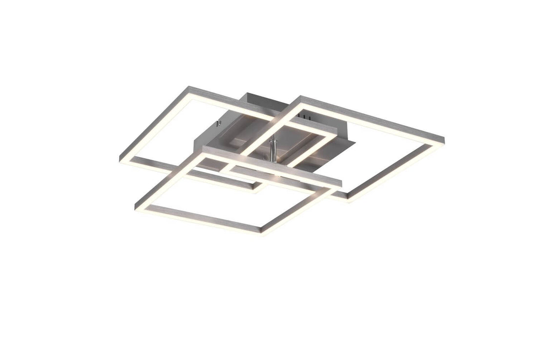 Plafonnier Mobile nickel satiné