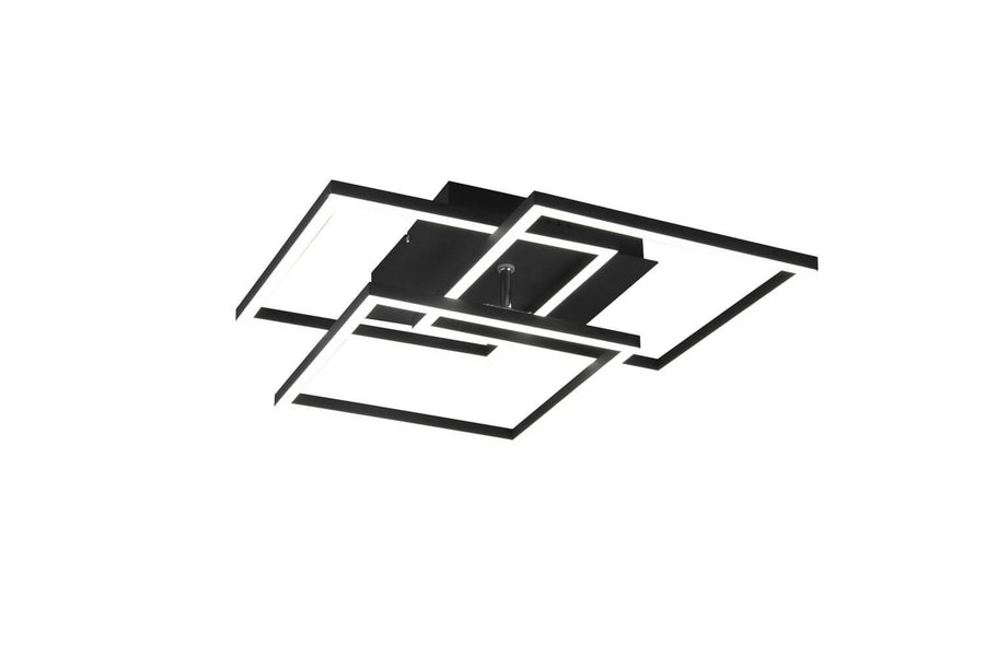 Plafonnier Mobile noir mat