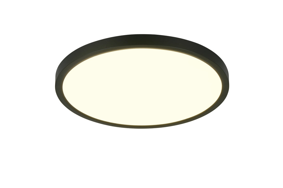 Plafonnier Draco noir mat, Ø 40 cm