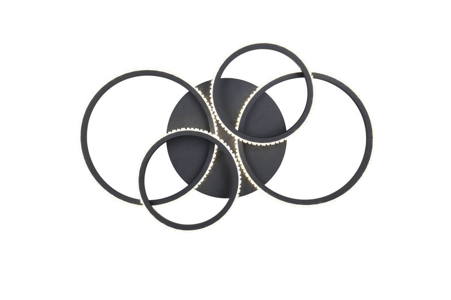 Plafonnier Cires noir mat