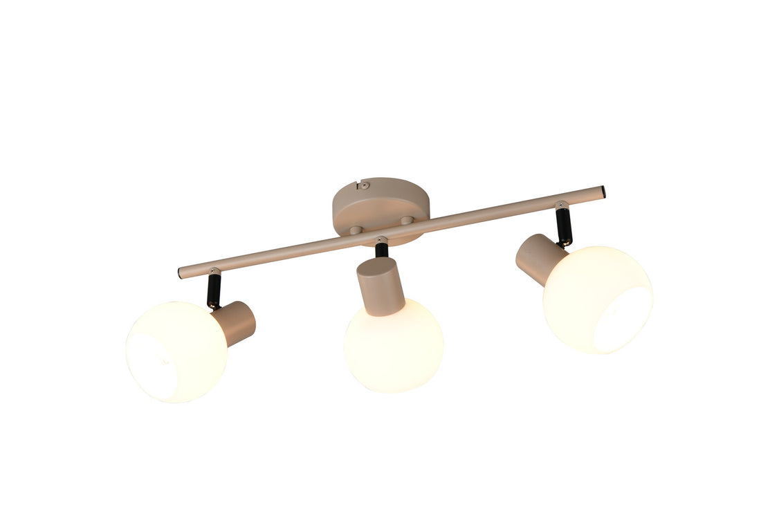 Spot Boba 3 lumières beige
