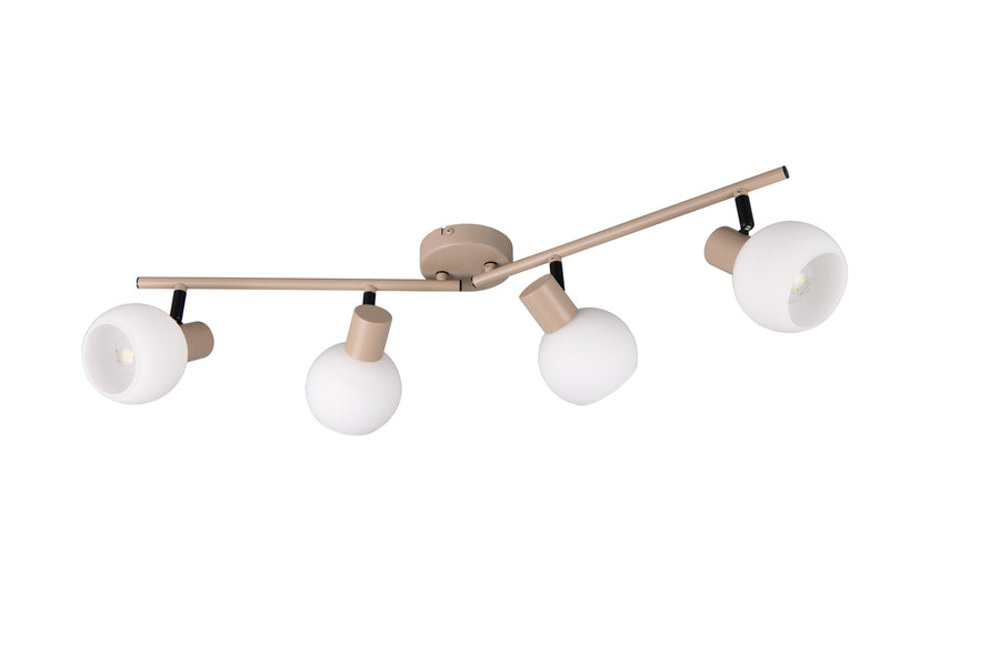 Spot Boba 4 lumières beige