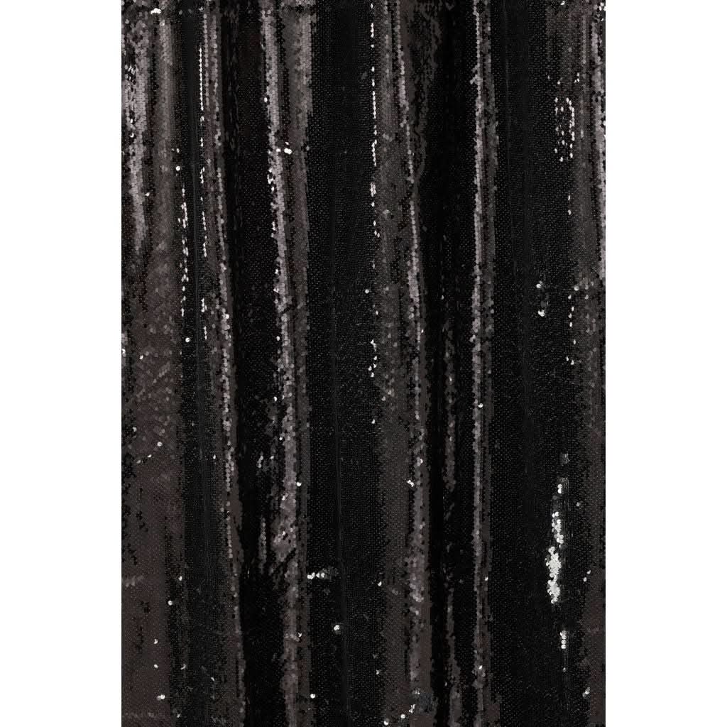 Rideau Sequins Noir Argent Réversible - Designix