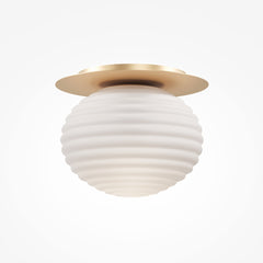 Goldene Deckenleuchte Reels