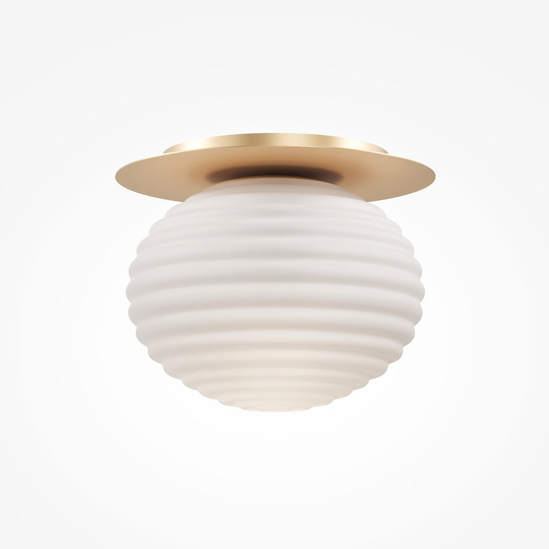 Goldene Deckenleuchte Reels