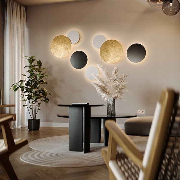 Applique murale LED Cloud indirecte, modèle combiné