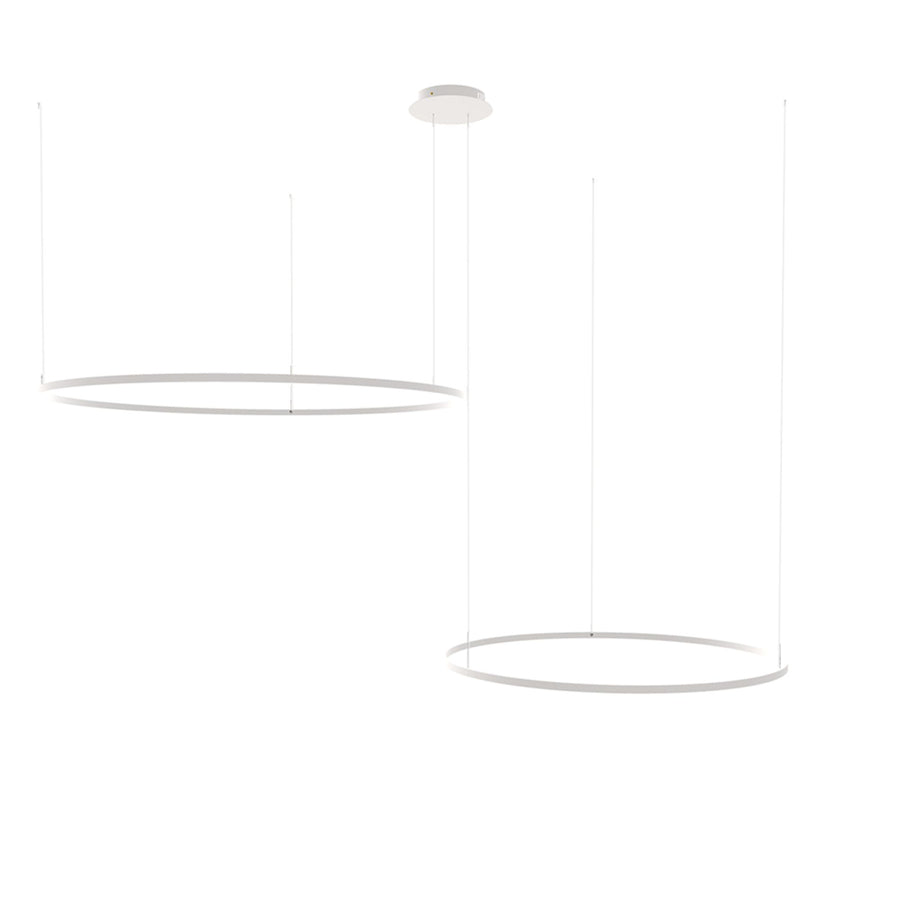 Suspension LED Ring 2 anneaux décalés