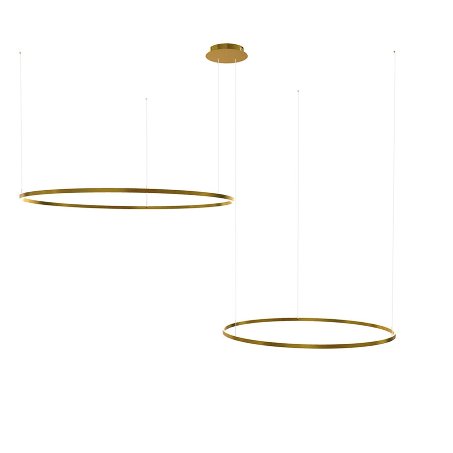 Suspension LED Ring 2 anneaux décalés