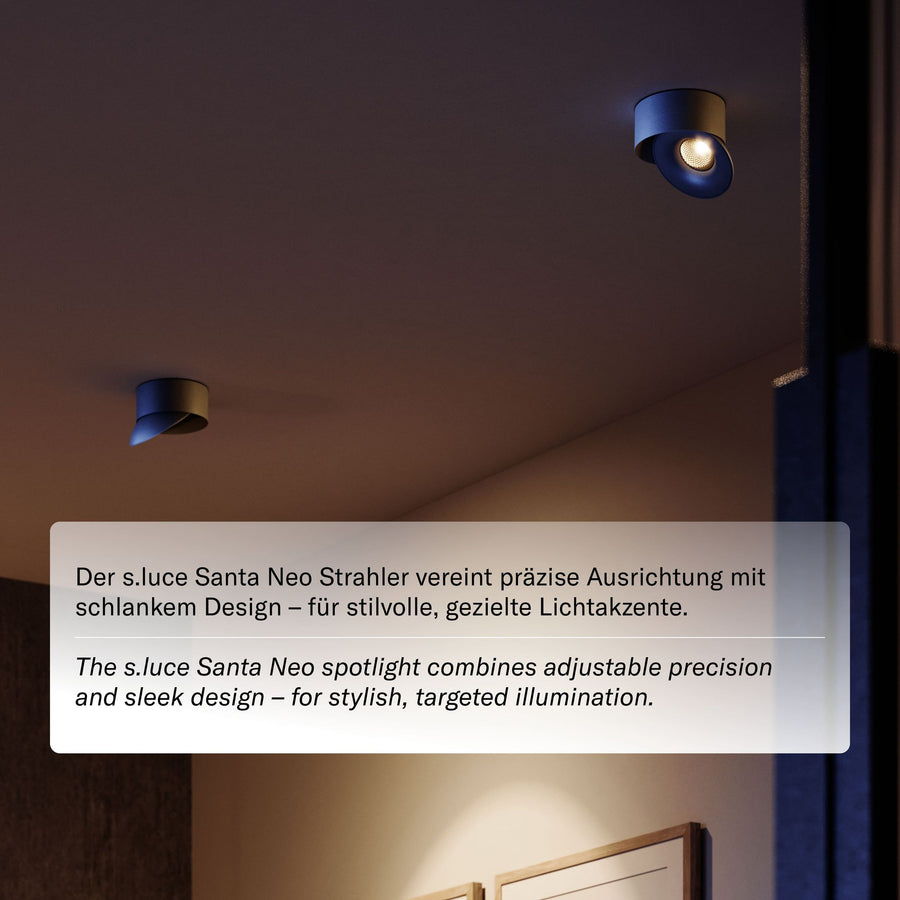 Spot plafond orientable LED Santa Neo