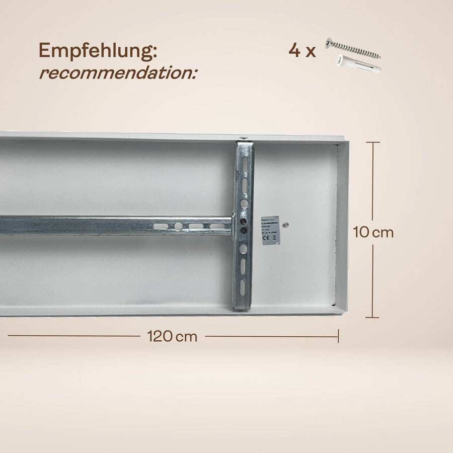 Suspension de table Velo 3 lumières, longueur 120 cm, verres Ø 18, 20 et 25 cm