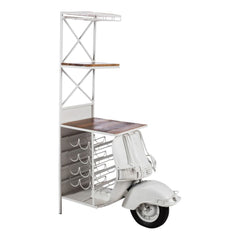 Barwagen Metall Holz 12 Flaschen