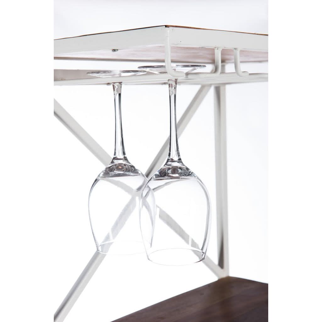 Scooter Bar Métal Bois 12 Bouteilles - Designix