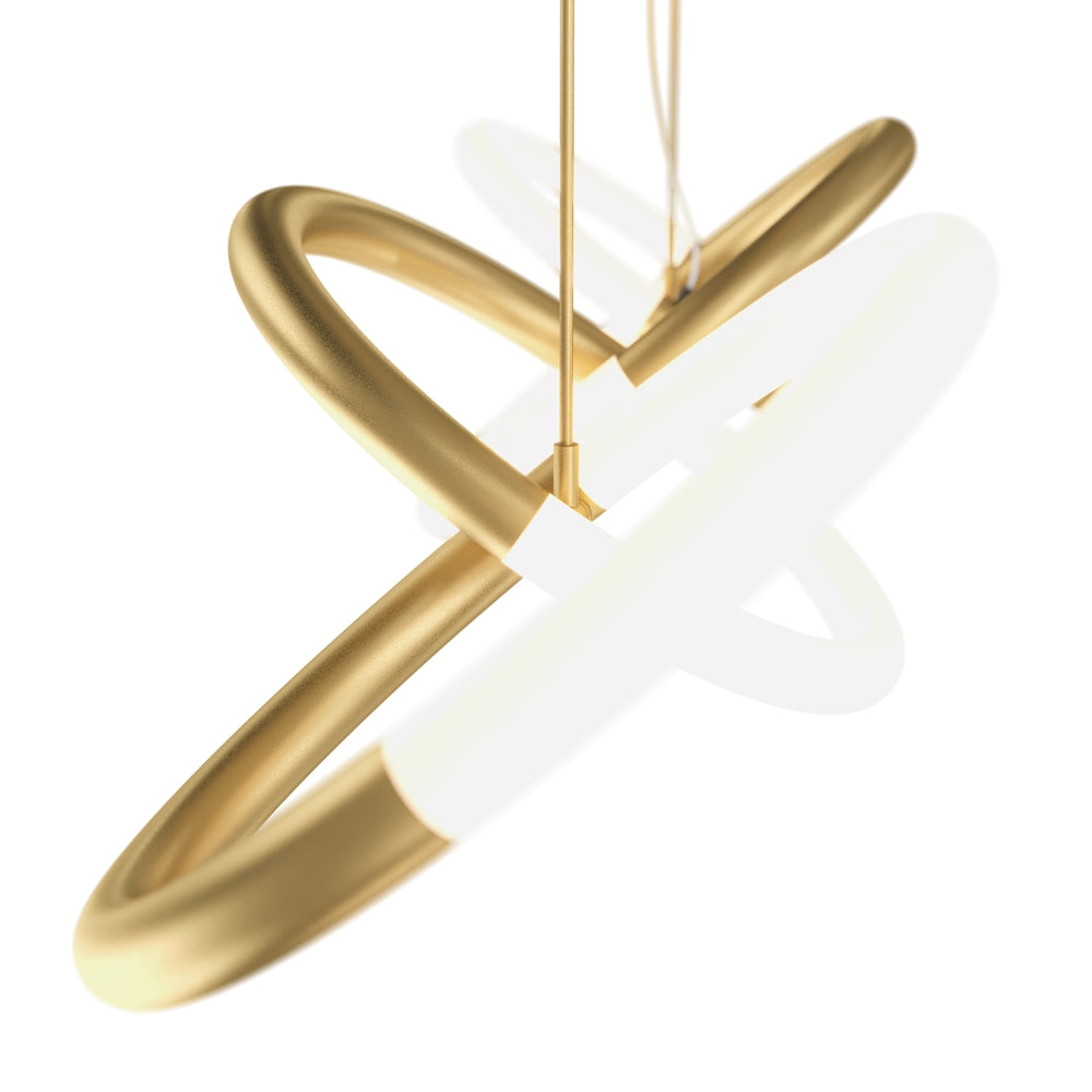 Node Pendelleuchte goldfarben