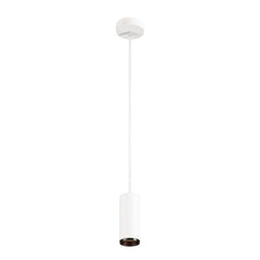 Suspension Numinos blanche et noire, H 16,2 cm