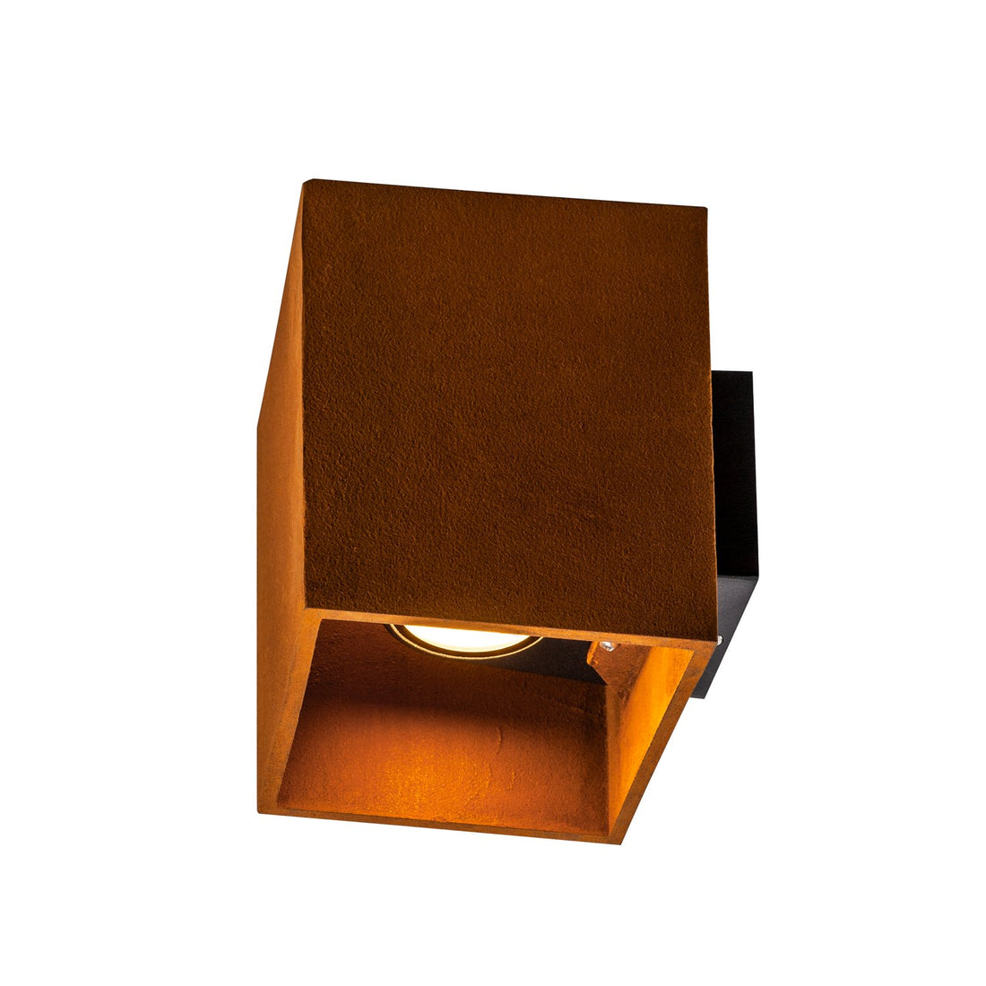 Applique extérieure Rusty rouille, modèle carré