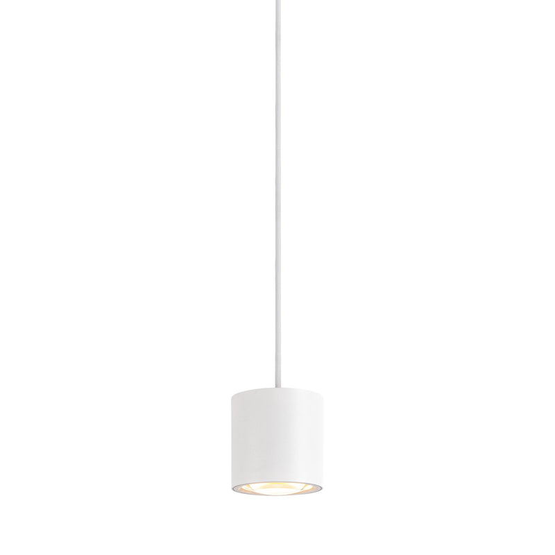 Suspension Oculus blanche, verre
