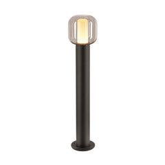 Lampadaire extérieur Ovalisk anthracite, verre, H 75 cm