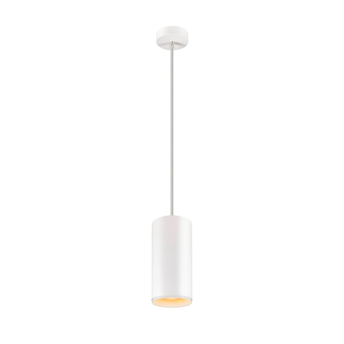Suspension Numinos blanche et noire, H 25,8 cm, blanc chaud, faisceau 60°