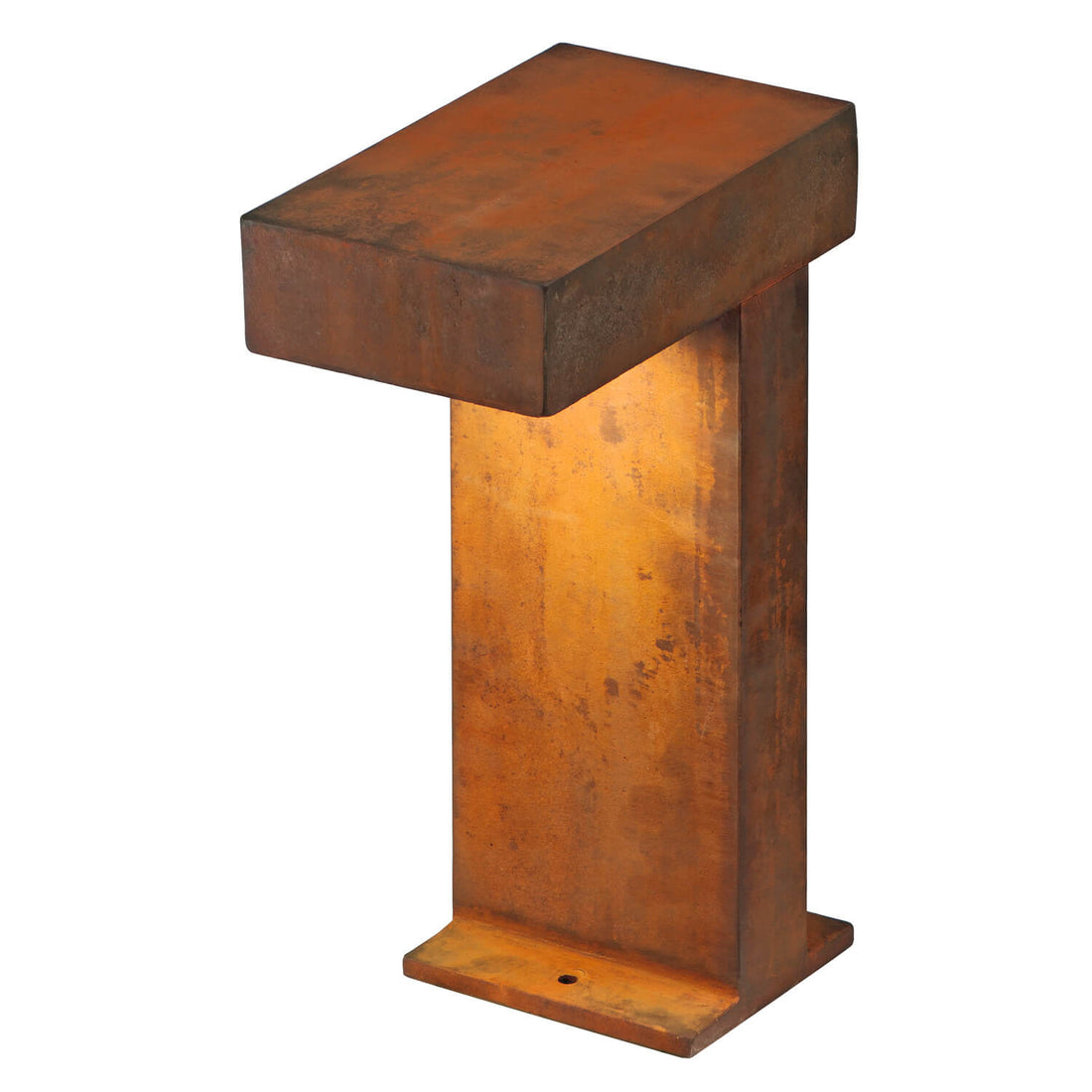 Lampadaire extérieur Rusty rouille, H 40 cm