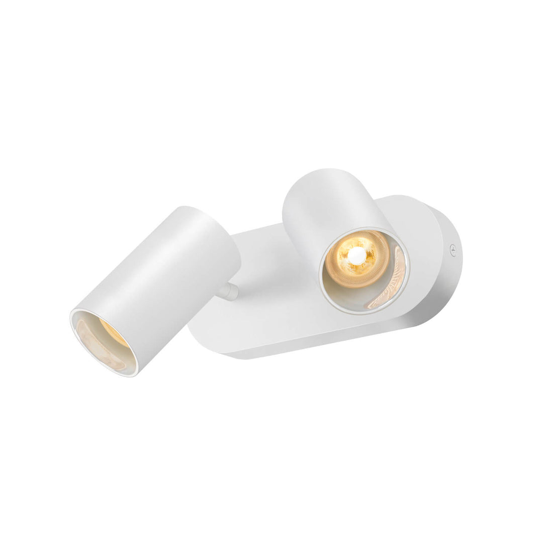 Spot Asto blanc, 2 lumières