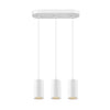 Suspension Asto 3 lumières blanche