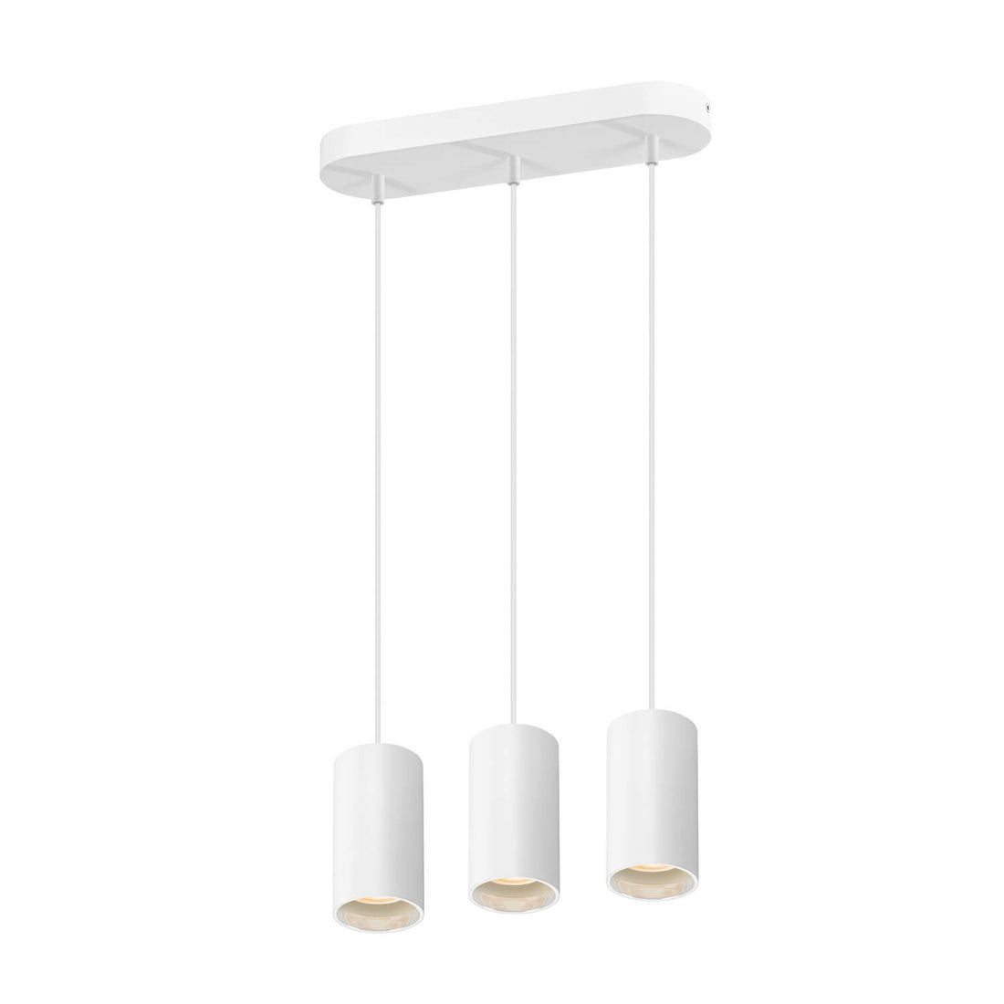 Suspension Asto 3 lumières blanche