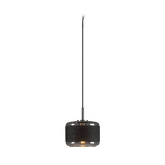 Suspension Pantilo Rope argentée, H 22 cm