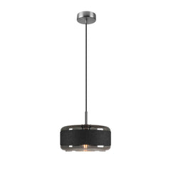 Suspension Pantilo Rope argentée, Ø 27 cm