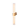 Applique murale Lygant laiton, double