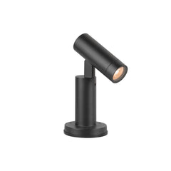 Lampadaire extérieur S-Tube noir, H 32 cm