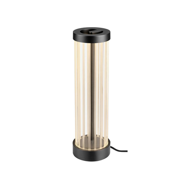 Lampe à poser Quimera bronze, verre