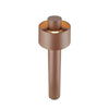 Lampadaire extérieur Photoni rouille, H 75 cm, Ø 22,4 cm