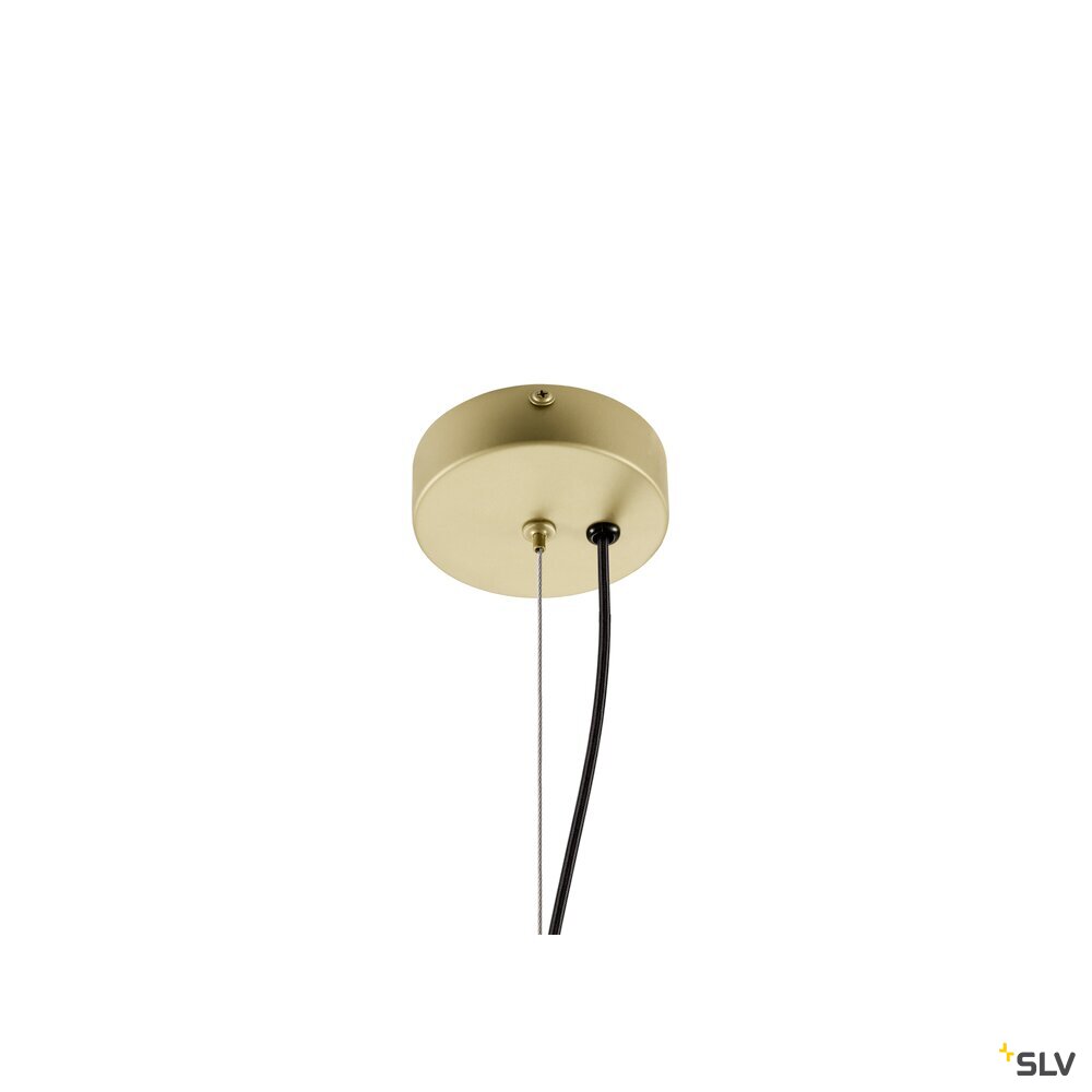 Suspension Olypso dorée, Ø 50 cm