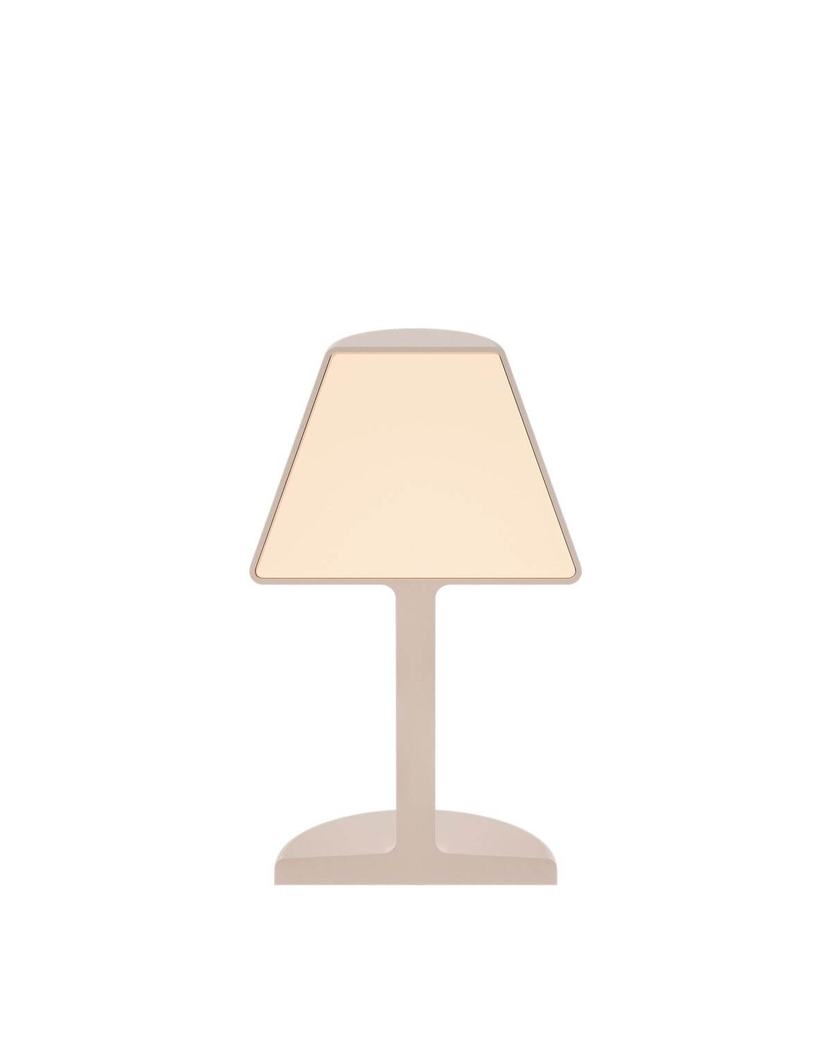 Lampe à poser sans fil Twin beige